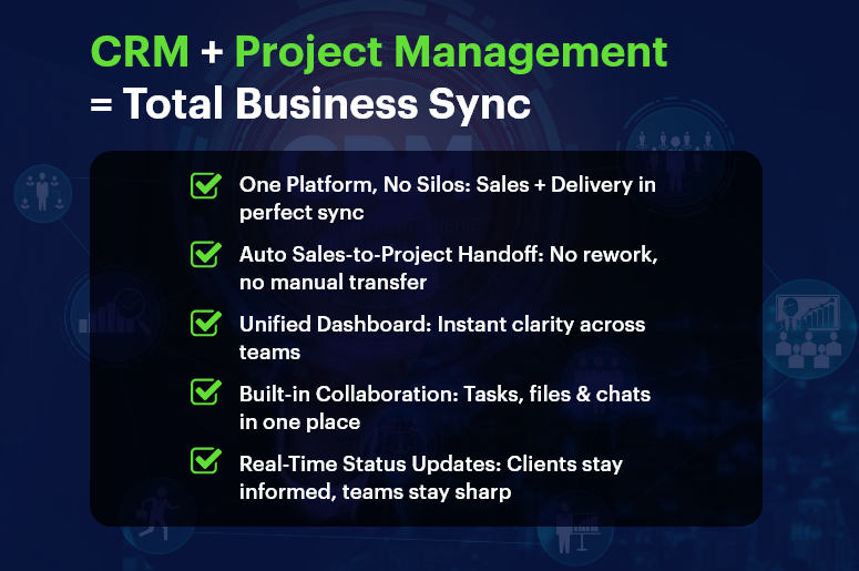 CRM Project Management Total Business Sync