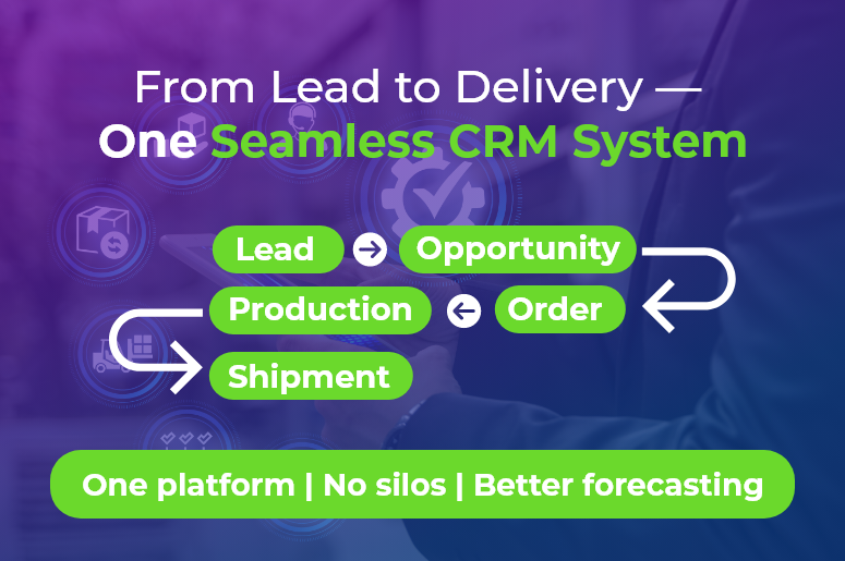 From Lead to Delivery — One Seamless CRM System