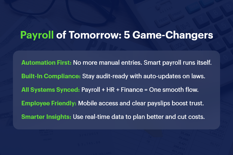 Payroll of Tomorrow 5 Game Changers