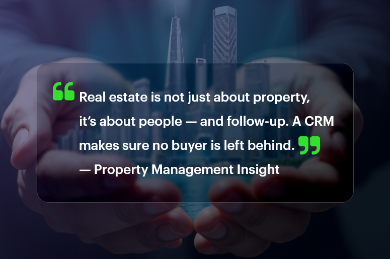 Real estate is not just about property