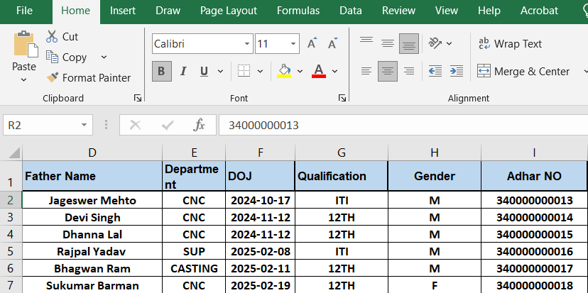 Employee-data-import