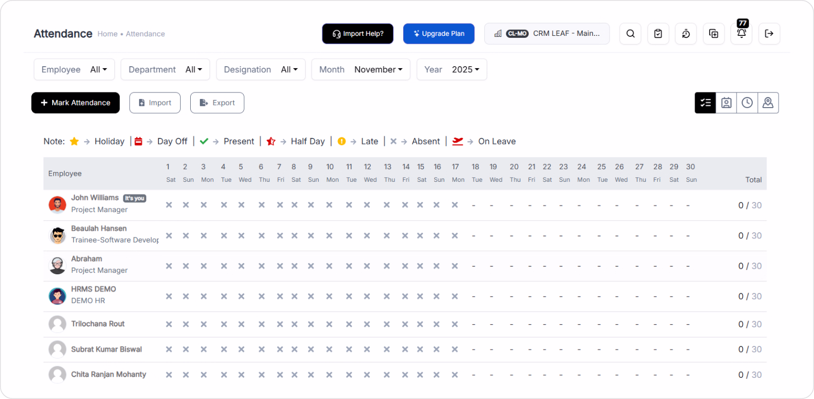 Workforce-Attendance-HRMS