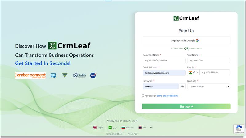 Signup UI Improvements