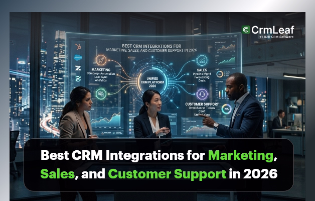 Best CRM Integrations for Marketing, Sales, and Customer Support in 2026